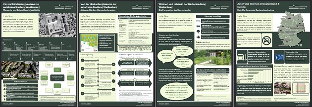 Poster zur Ausstellung, 25 Jahre Autofreie Gartensiedlung Weissenburg Poster zur Ausstellung, 25 Jahre Autofreie Gartensiedlung Weissenburg